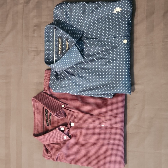 2x Men's US Polo Assn Dress Shirts - Picture 12 of 12